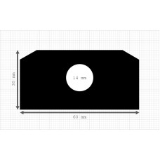 Luikenpakking | EPDM | 60 x 30 mm